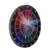 Cible De Fléchettes libellule rouge brillante (Devant gauche)