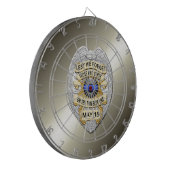 Cible De Fléchettes Ligne bleue mince (Devant gauche)