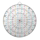 Cible De Fléchettes lignes de motif (Devant)