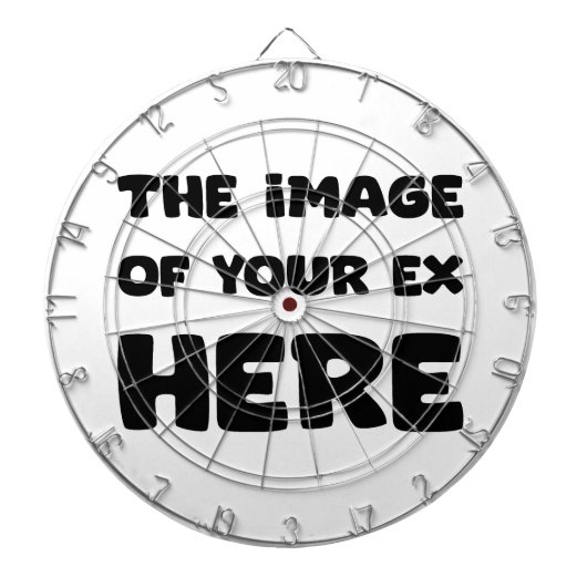 Cible De Fléchettes L'image de votre EX ici (Devant)
