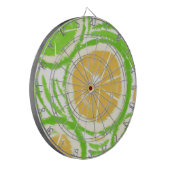 Cible De Fléchettes Lime de citron Léonade Swirl Tie Dye (Devant gauche)