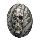 Cible De Fléchettes LITE Memento Mori Camo Skull (Devant droit)