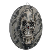 Cible De Fléchettes LITE Memento Mori Camo Skull (Devant gauche)