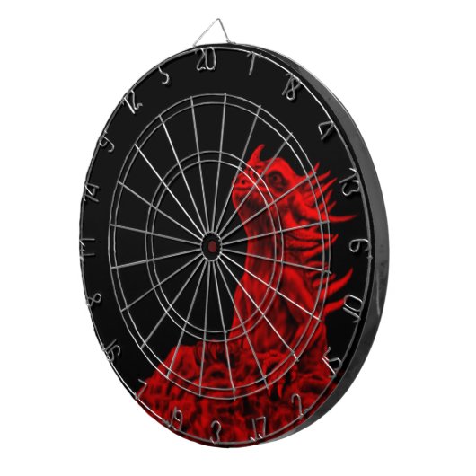 Cible De Fléchettes Little red Dragon (Devant droit)