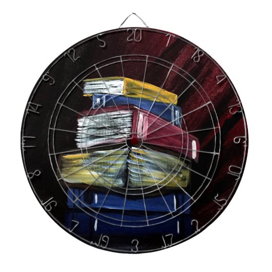 Cible De Fléchettes Livres De Connaissances (Devant)