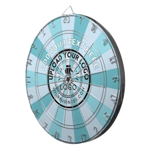 Cible De Fléchettes Logo d'entreprise Couleurs (Devant droit)