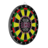 Cible De Fléchettes Logo Entreprise Marquée (Devant gauche)