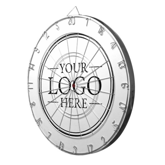 Cible De Fléchettes Logo personnalisé (Devant droit)