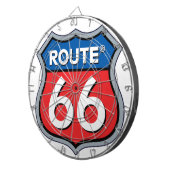 Cible De Fléchettes Logo Route 66 (Devant droit)