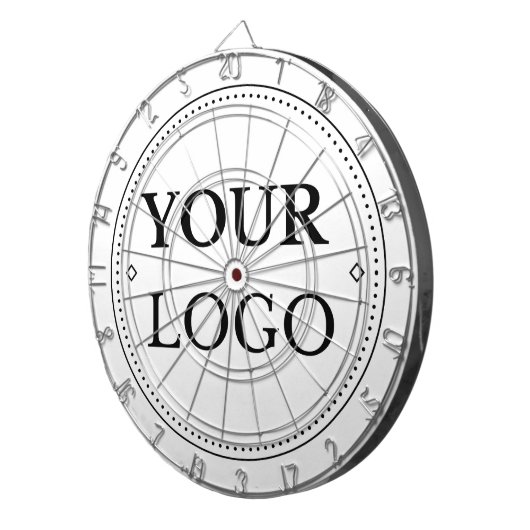 Cible De Fléchettes Logo simple sur mesure (Devant droit)