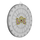 Cible De Fléchettes LOL Emoji Custom Dartboard - Fun Laugh Out Loud (Devant gauche)