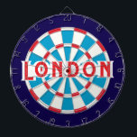 Cible De Fléchettes LONDRES Patriotique Bleu Bleu Blanc   Bleu foncé B<br><div class="desc">LONDRES Patriotique Bleu Bleu Blanc Bleu foncé Cible de flechettes de conception de la frontière. Vous pouvez ajuster le texte en sélectionnant l'option de personnalisation 🎯 Veuillez me faire savoir si vous avez des questions supplémentaires et parce que le support client de Zazzle traite l'expérience client vous pouvez atteindre le...</div>