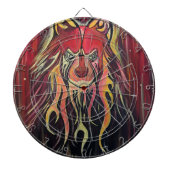 Cible De Fléchettes Loup-feu (Devant)