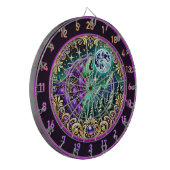 Cible De Fléchettes Loup sauvage hurlant sous la Pleine lune (Devant gauche)