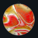 Cible De Fléchettes Love and Gold Abstrait 3D Rainbowart<br><div class="desc">Love and Gold,  Rainbowart 3D Abstrait,  Travail numérique de Krisi ArtKSZP</div>