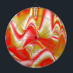 Cible De Fléchettes Love and Gold Abstrait 3D Rainbowart<br><div class="desc">Love and Gold,  Rainbowart 3D Abstrait,  Travail numérique de Krisi ArtKSZP</div>