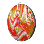 Cible De Fléchettes Love and Gold Abstrait 3D Rainbowart (Devant droit)