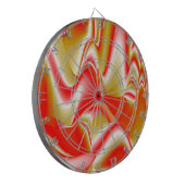 Cible De Fléchettes Love and Gold Abstrait 3D Rainbowart (Devant gauche)