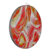 Cible De Fléchettes Love and Gold Abstrait 3D Rainbowart (Devant gauche)