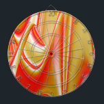 Cible De Fléchettes Love and Gold Abstrait 3D Rainbowart<br><div class="desc">Love and Gold,  Rainbowart 3D Abstrait,  Travail numérique de Krisi ArtKSZP</div>