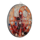 Cible De Fléchettes LOVE (Big Red Lettering) (Devant gauche)