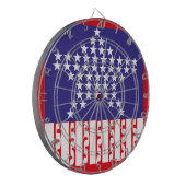 CIBLE DE FLÉCHETTES LOVE EXPERIMENTAL USA FLAG STARS BY MASANSER (Devant gauche)