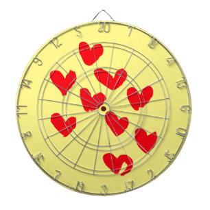 Cible De Fléchettes Love Heart Dartboard