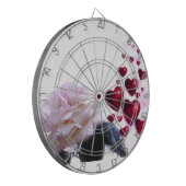 Cible De Fléchettes Love Hearts Roses Fleur Fleur Destinée Nature (Devant gauche)