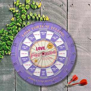 Cible De Fléchettes "Love Me, Love Me Not" Fortune Telling Dartboard