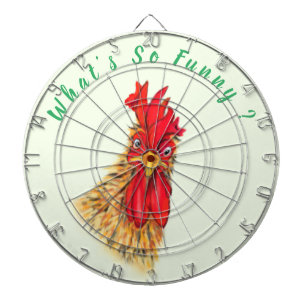 Cible de flechettes ludique surpris Rooster Farm