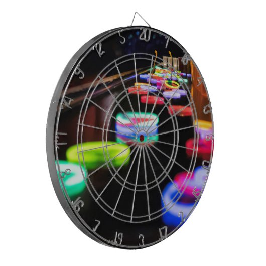 Cible De Fléchettes Lueur dans l'obscurité (Devant gauche)