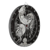 Cible De Fléchettes Lune céleste ciel Univers Dieu Nuit Illustration (Devant gauche)