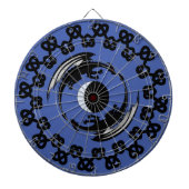 Cible De Fléchettes Lune Dragons Imaginaire Design Dartboard (Devant)