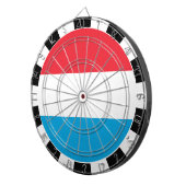 Cible De Fléchettes Luxembourg Dartboard, jeu de société, Drapeau Luxe (Devant droit)