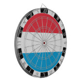 Cible De Fléchettes Luxembourg Dartboard, jeu de société, Drapeau Luxe (Devant gauche)
