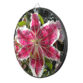 Cible De Fléchettes Lys roses fleurs tropicales roses rose (Devant droit)