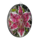 Cible De Fléchettes Lys roses fleurs tropicales roses rose (Devant gauche)