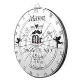 Cible De Fléchettes M. Mustache Lil Man Baby Boy Statistiques (Devant droit)