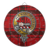Cible De Fléchettes MacDonald Sleet Tartan & Badge (Devant)
