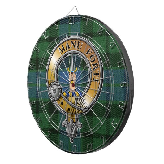 Cible De Fléchettes MacKay Tartan & Badge (Devant droit)