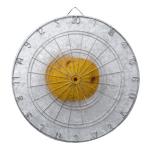 Cible De Fléchettes Macro de pomme de terre comme arrière - plan avec 