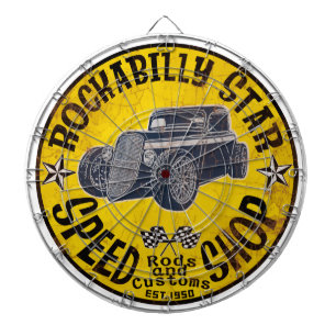 Cible De Fléchettes Magasin de vitesse de hot rod