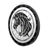 Cible De Fléchettes Magnificent Black Horse Head (Devant droit)