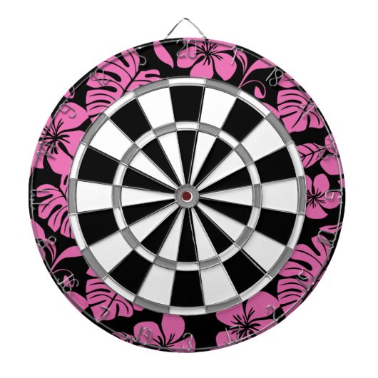 CIBLE DE FLÉCHETTES MAILLOT DE BAIN ROSE (NOIR/ROSE) (Devant)