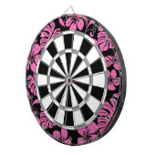 CIBLE DE FLÉCHETTES MAILLOT DE BAIN ROSE (NOIR/ROSE) (Devant droit)