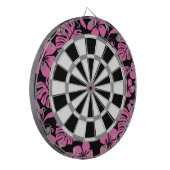 CIBLE DE FLÉCHETTES MAILLOT DE BAIN ROSE (NOIR/ROSE) (Devant gauche)