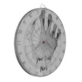 Cible De Fléchettes Main noueuse horrible effrayante de monstre (Devant gauche)