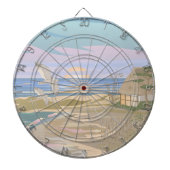 Cible De Fléchettes Maison de plage (Devant)