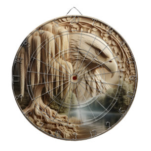 Cible De Fléchettes Majestic Eagle surplombant le lac Serene