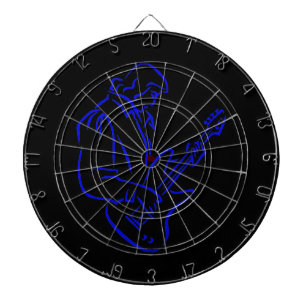 Cible De Fléchettes mâle blue.png d'ensemble de bassiste